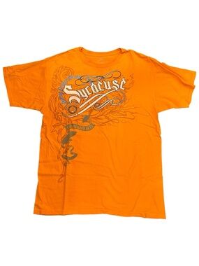 Men’s Medium Syracuse Orange Graphic Crew Tee with Script Logo